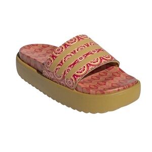 Farm Rio x Adidas Adilette Platform Slides Size 6